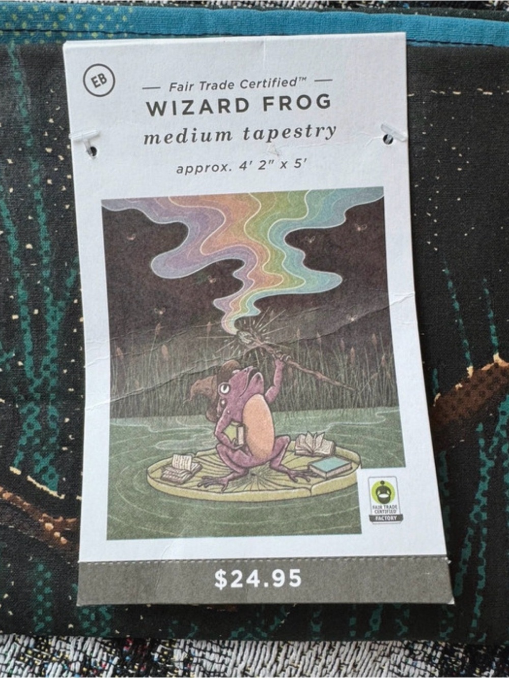 Wizard Frog Tapestry